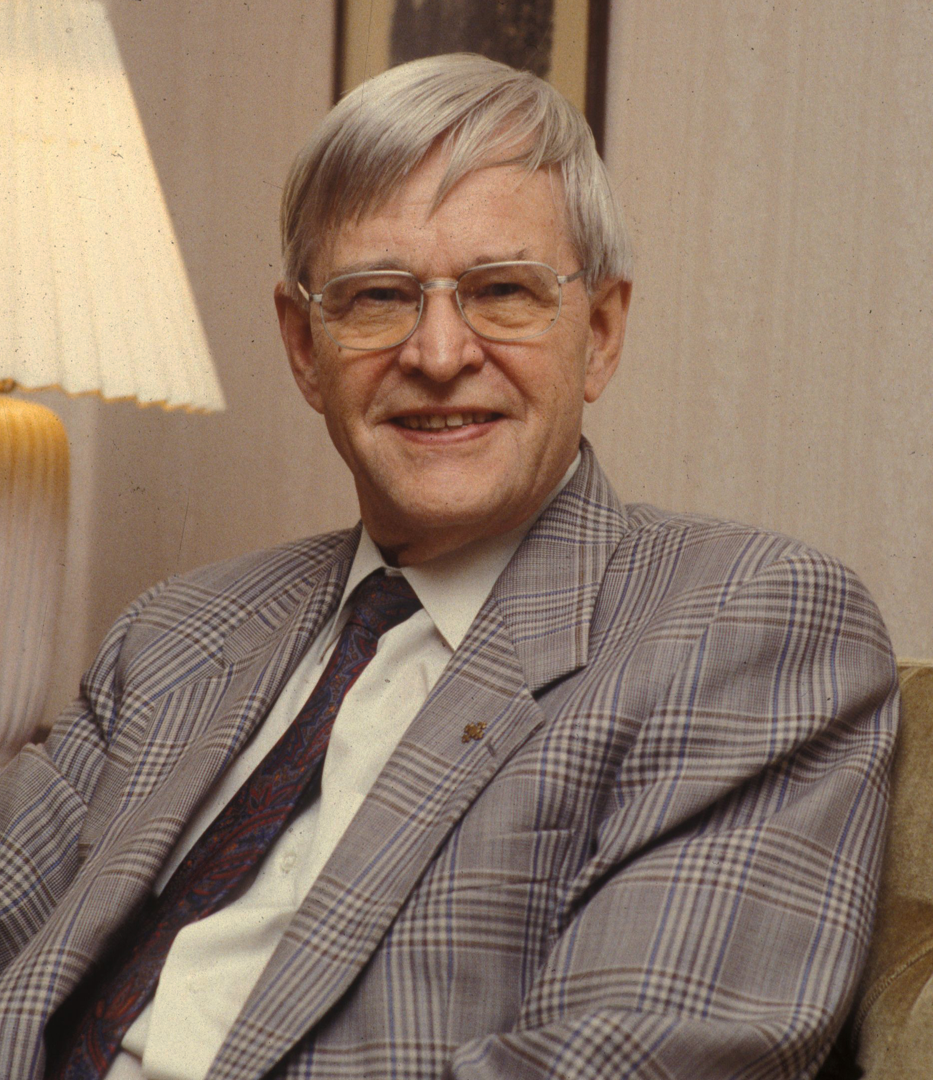 Henrik Smedjebacka verkade som Finska Missionssällskapets direktor från 1981 fram till sin pension i slutet av år 1991. Foto: Pirre Saario