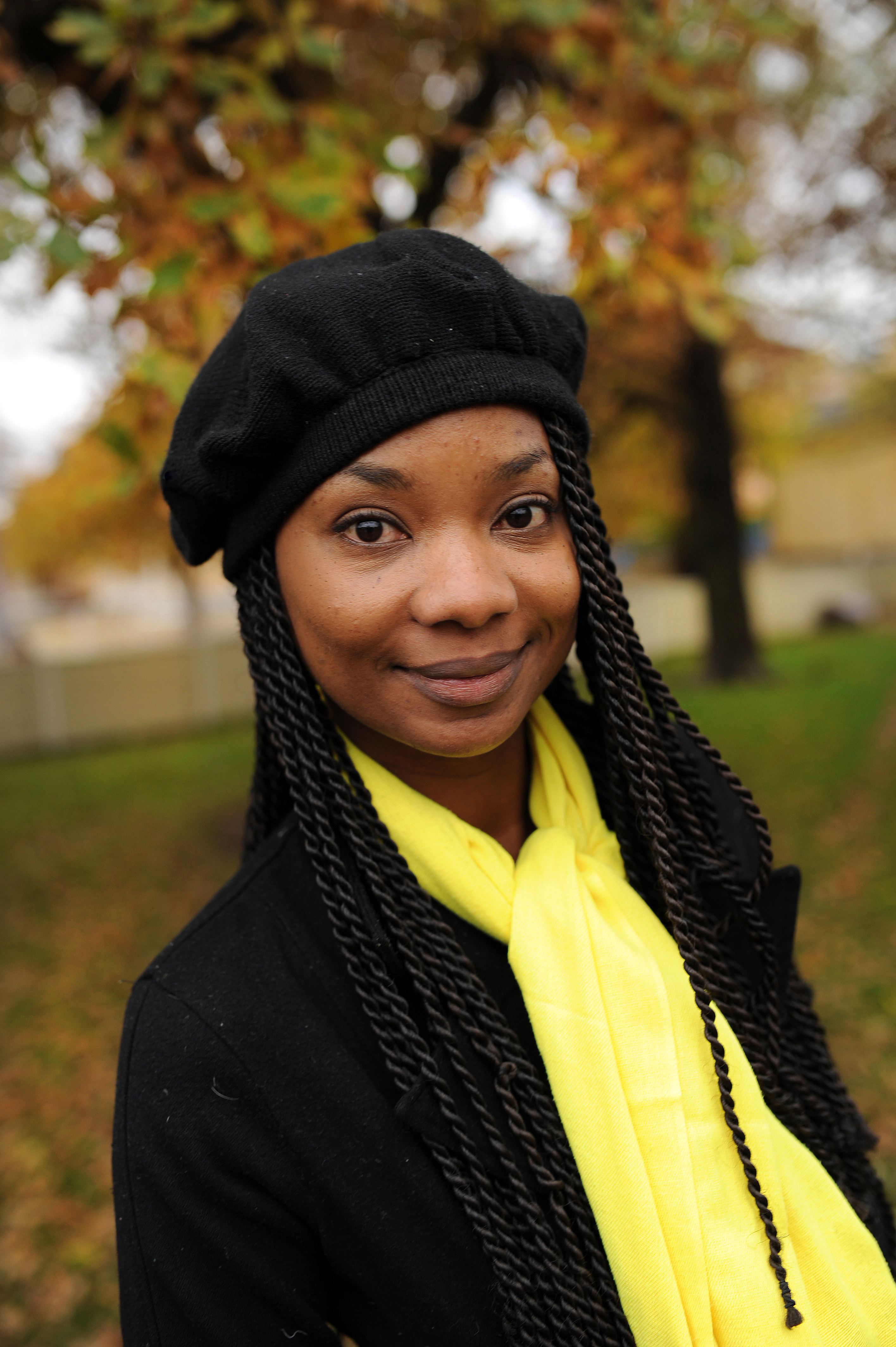 Sedan studietiden har Karent Hinestroza engagerat sig för afro-colombianernas och kvinnornas rättigheter. ”Jag jobbar med nätverket Chao Racismo. Vi kämpar mot diskriminering och uppmuntrar unga afro-colombianer att tro på sig själva". Foto: Joanna Lindén-Montes